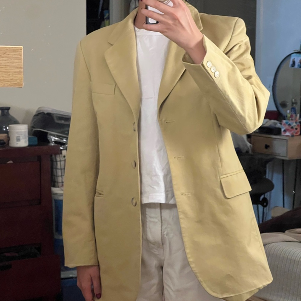 Vintage Italian Yellow Blazer